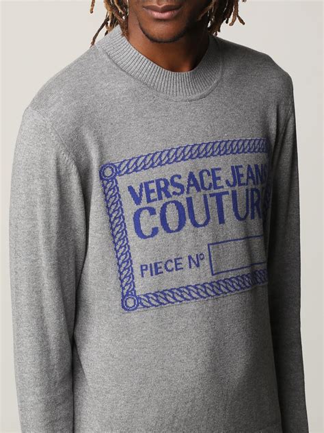 versace jumper grey|versace sweatsuit for men.